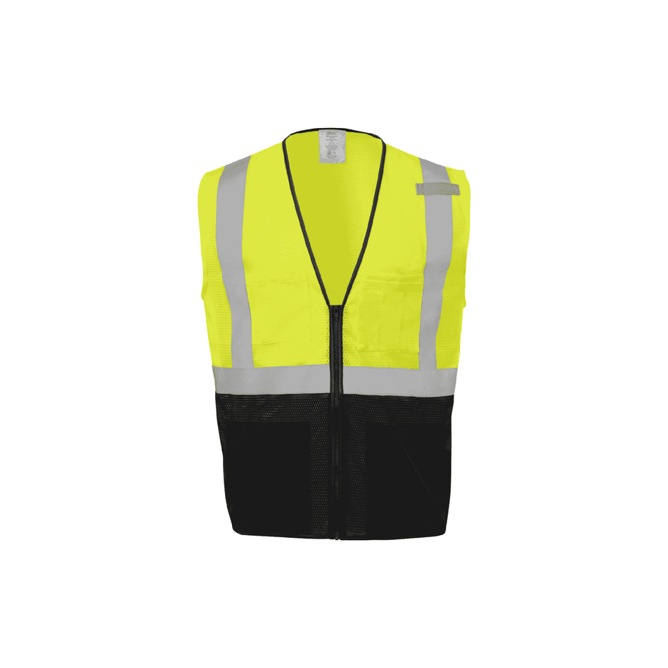 Class 2 Lime Safety Vest with 8 Pockets