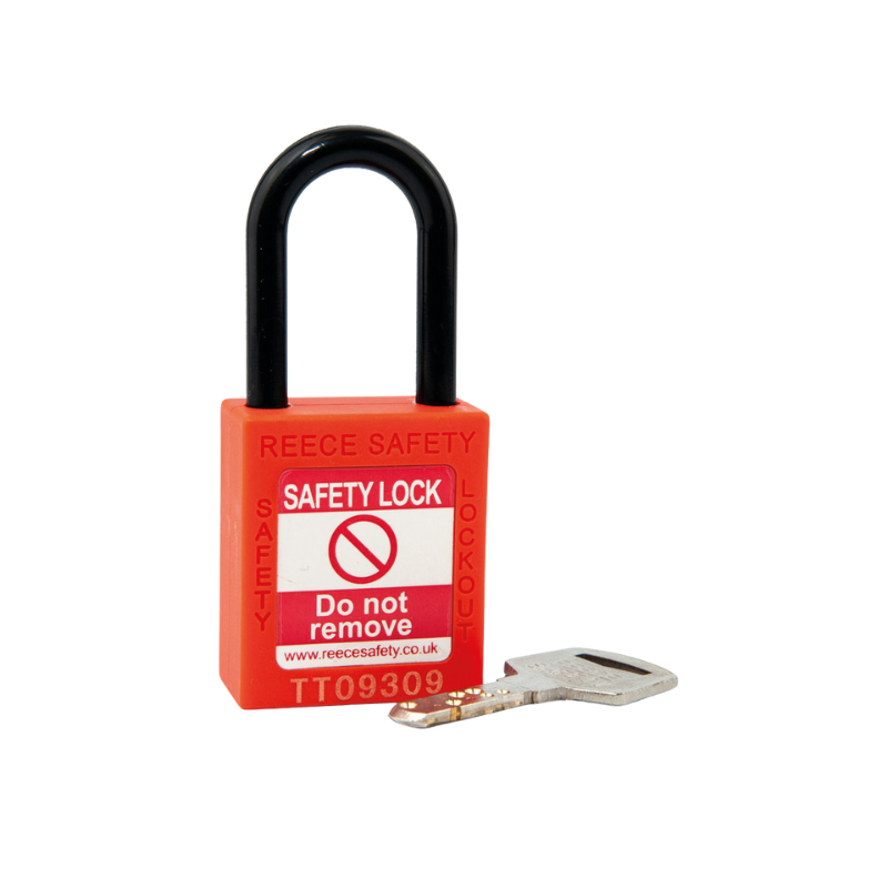 Orange REECE Non-Conductive Safety Padlock KA