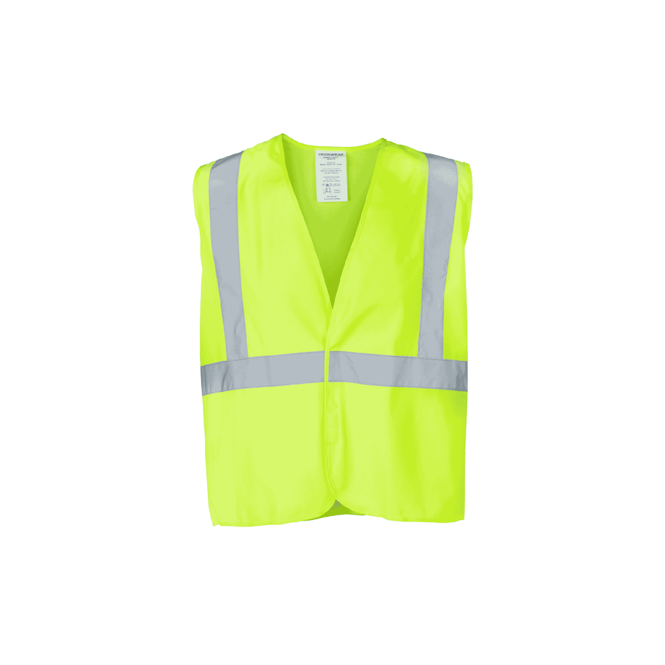 Class 2 Lime Hook and Loop Safety Vest