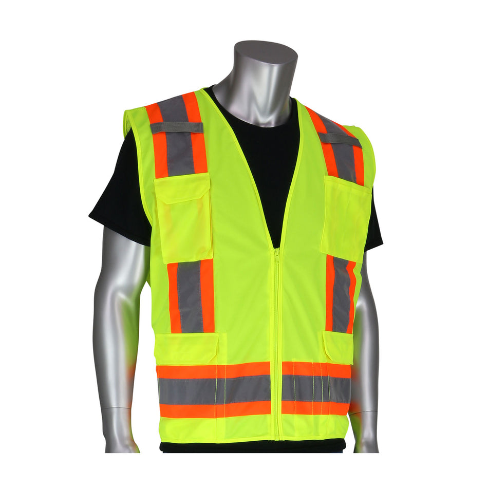 Surveyor Vest Class 2 Hi-Vis Yellow – PIP