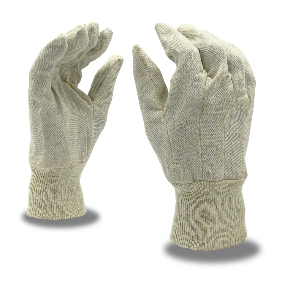 12 Pairs - Standard Weight 8-Ounce Cotton Gloves