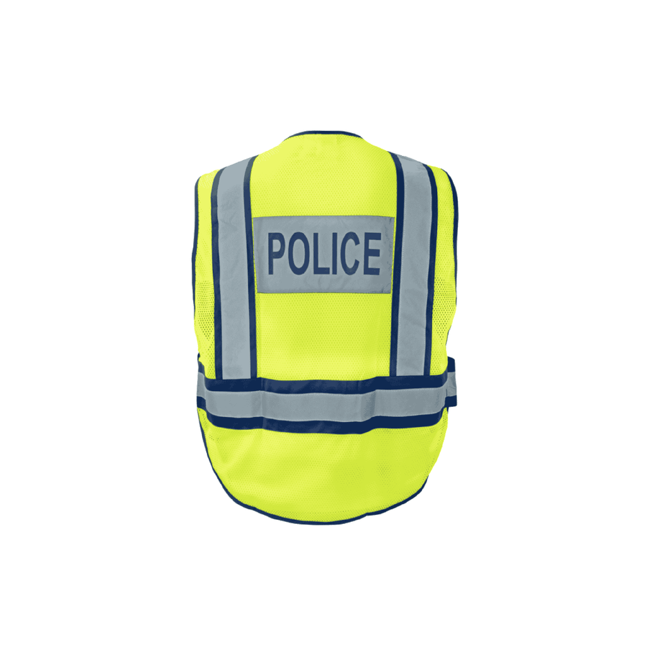 Class 2 Public Safety, Blue POLICE Printed Safety Vest