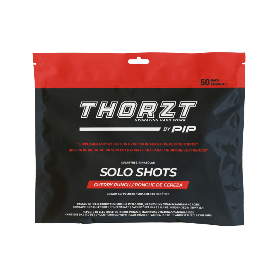 Electrolyte Packet – THORZT™ Solo Shots Cherry Punch (50-Pack Bag)