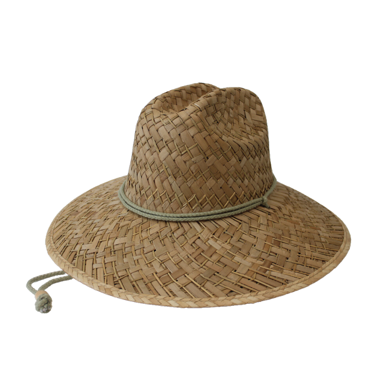 Original Straw Hat with Chin Cord