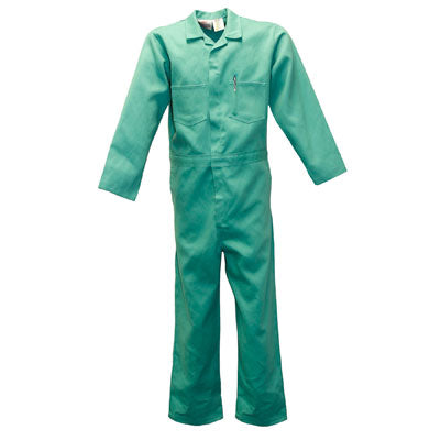 9 oz FR Green Cotton Standard Coverall