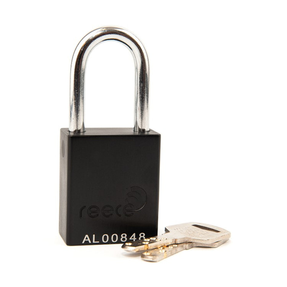 Black REECE Aluminum Safety Padlock KTD