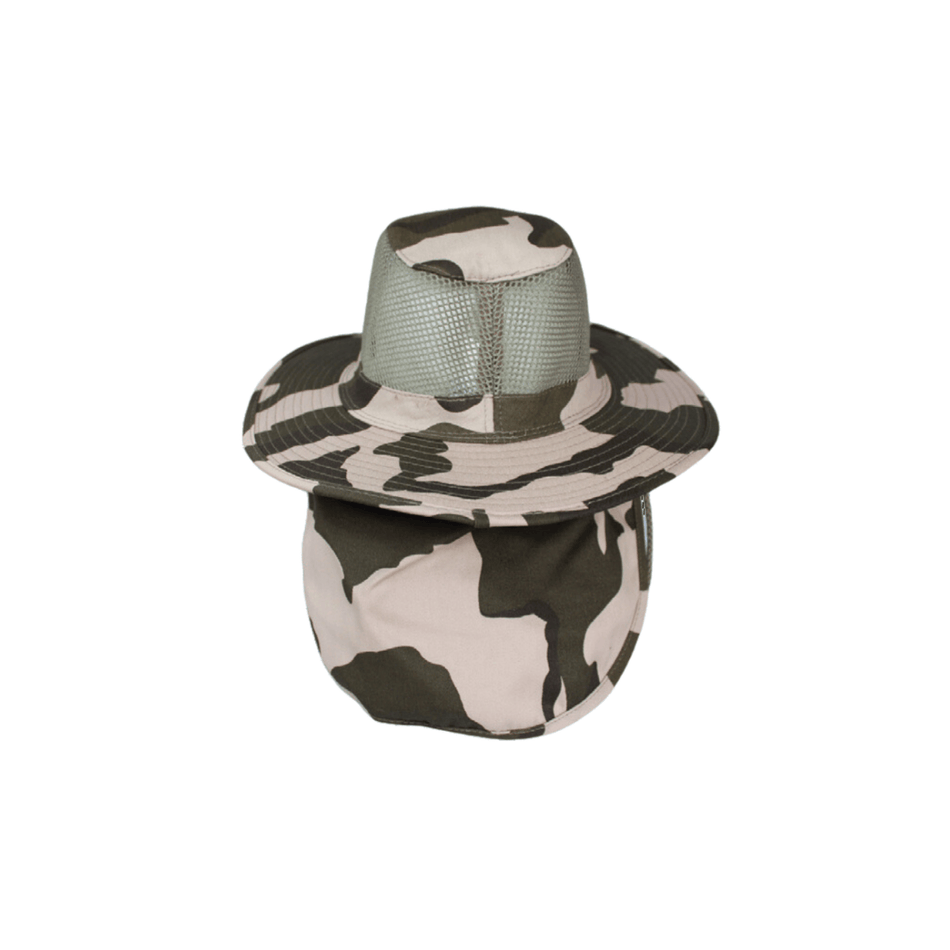 Camo Boonie Hats with Flap and Mesh Top