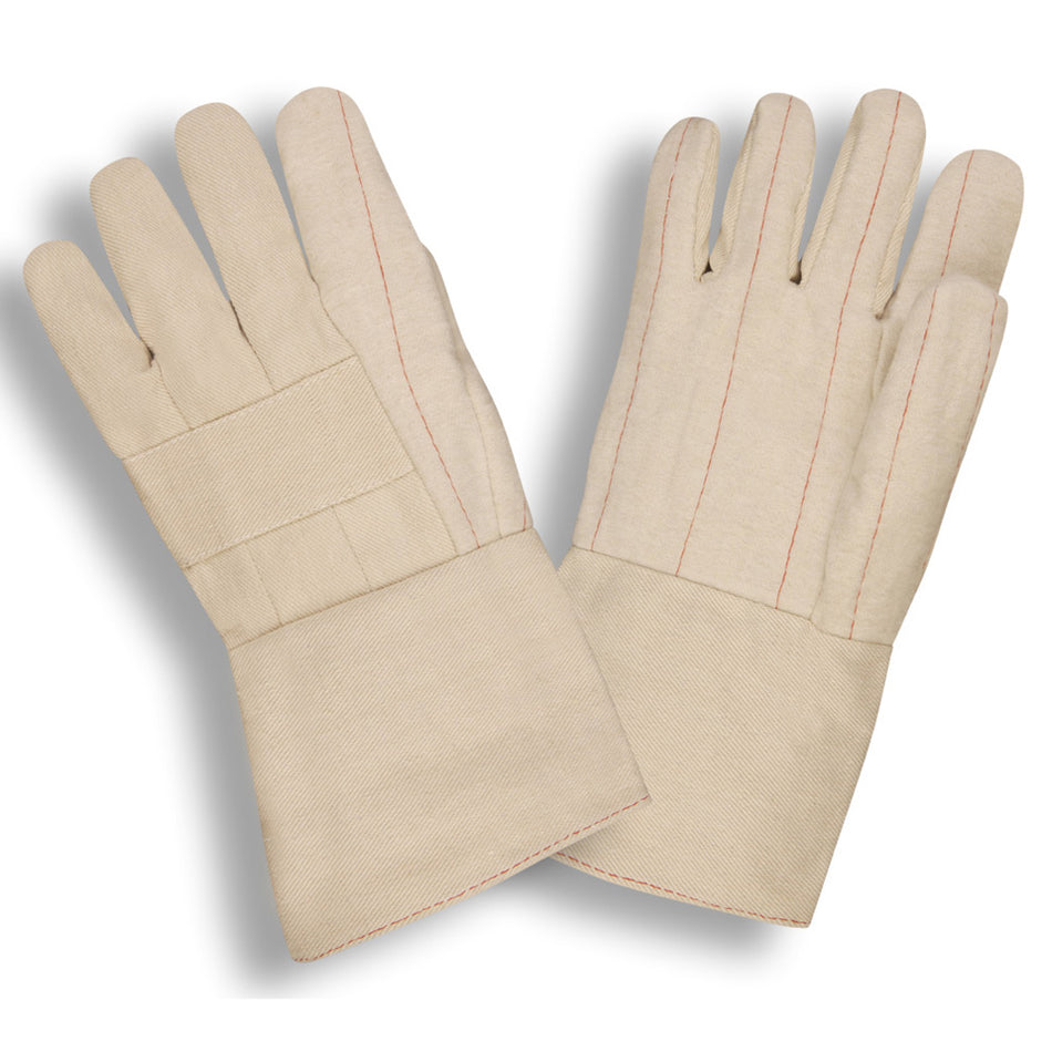 12 Pairs - Cotton Hot Mill 24-Ounces Cotton Gloves