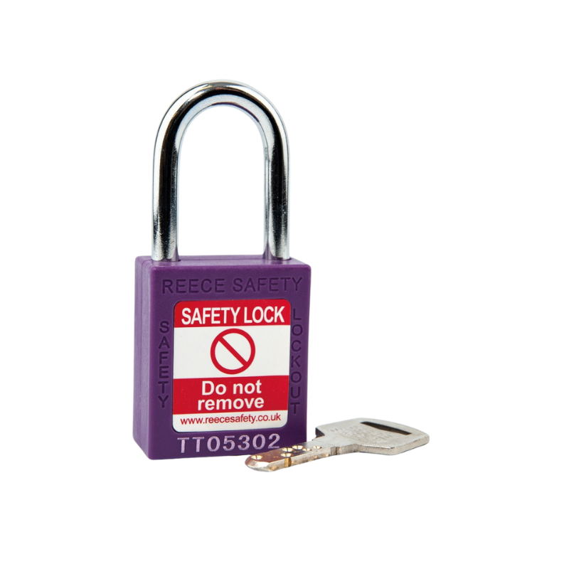 Purple REECE Nylon Safety Padlock KA