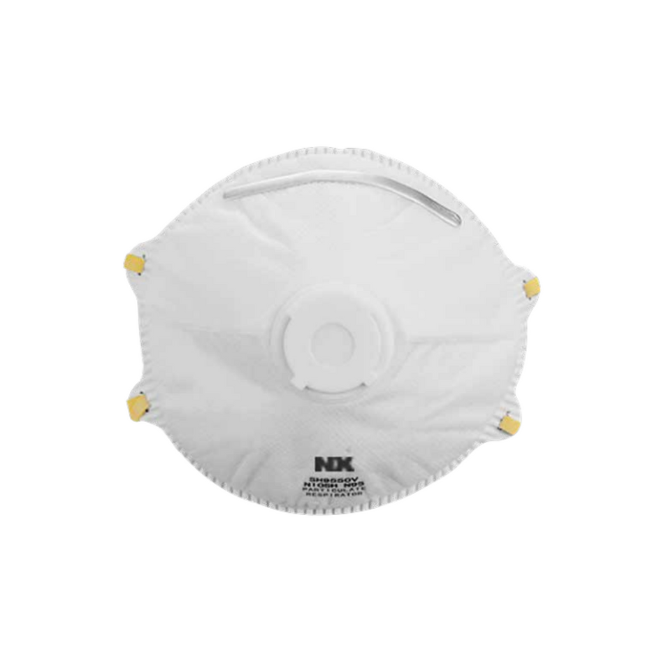N95 Mask with Valve for Comfortable, Secure Fit - 10 Pack