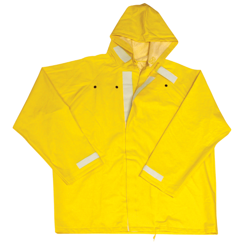 FR Yellow 3 Piece PVC/Polyester Rainsuit