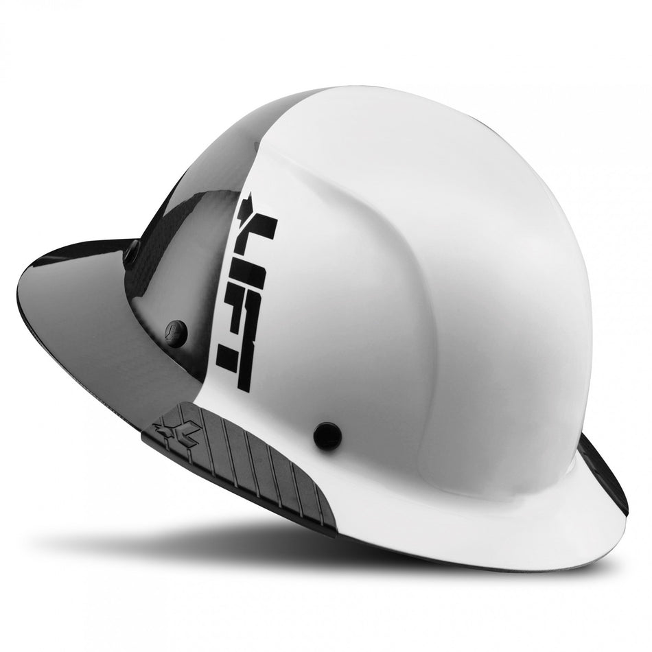 Carbon Fiber Full Brim Hard Hat – Lift DAX FIFTY50