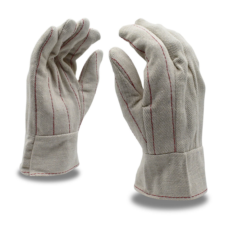 12 Pairs - Double Palm Canvas Gloves